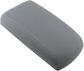 Black Center Console Armrest Cushion Cover Lid Compatible with Chevrolet Impala 2006-2014 Car Armrest Cover, Gray
