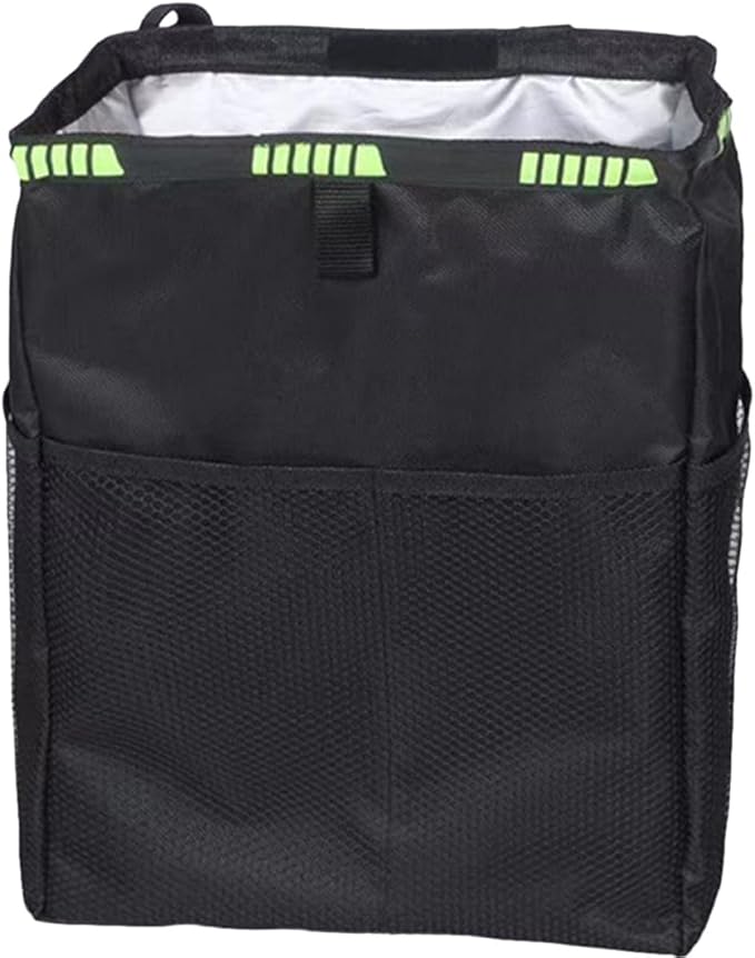 Unomor Waterproof Car Seat Back Organizer Large Capacity Multi-Functional Storage Hanging Bag with Trash Can for Backseat Car Storage and Travel Use