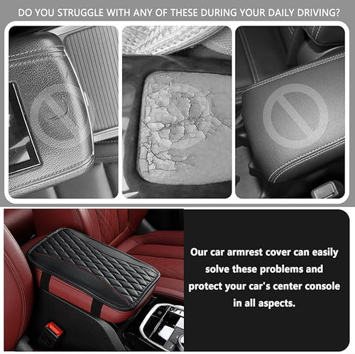 Auto Center Console Pad for Volkswagen Golf Variant(2017-2020) Accessories Car Armrest Cushion Protects Your armrest and Feels Comfortable on Your Elbows and arms