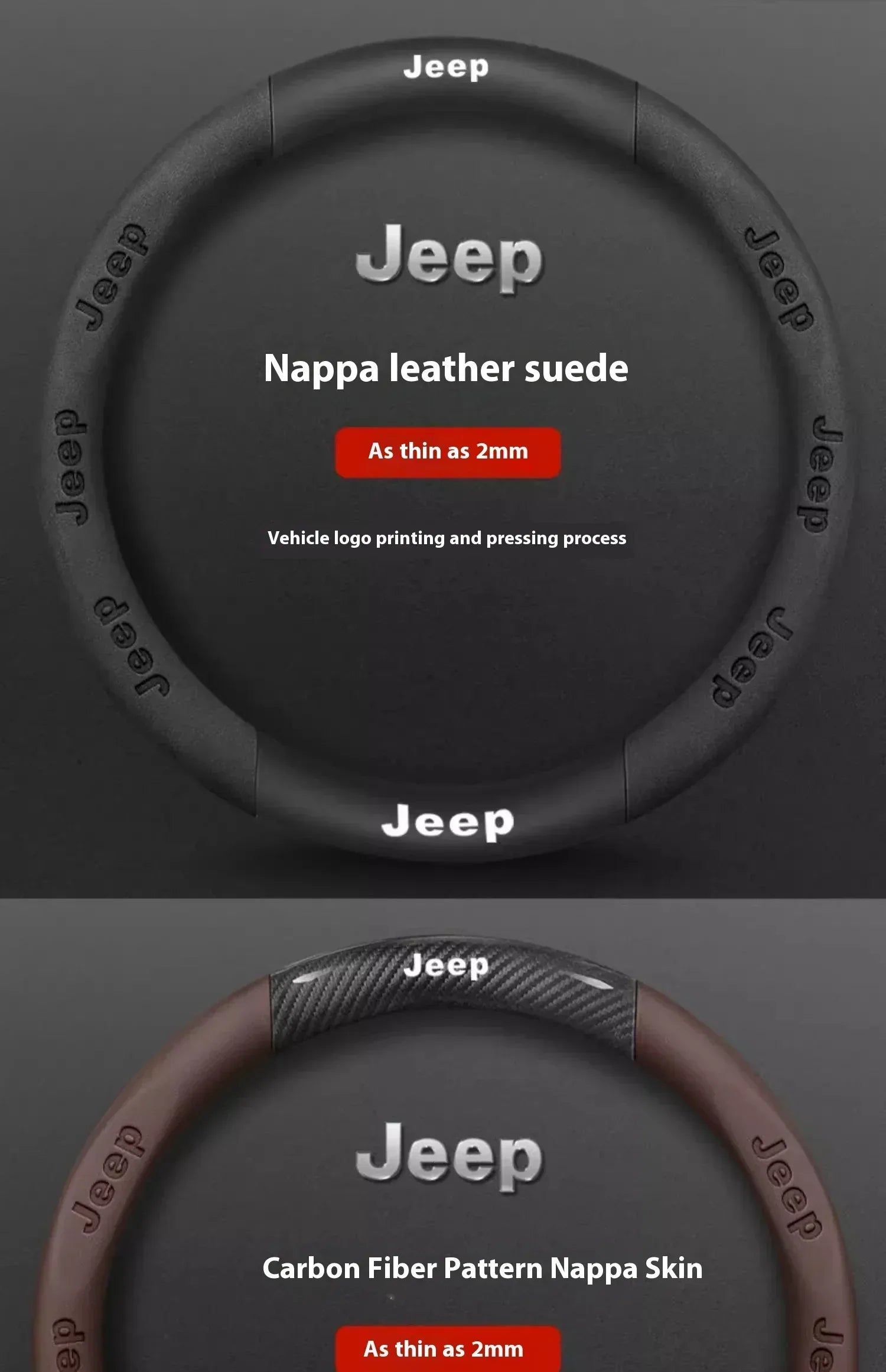 Jeep Wrangler Car Steering Wheel Cover