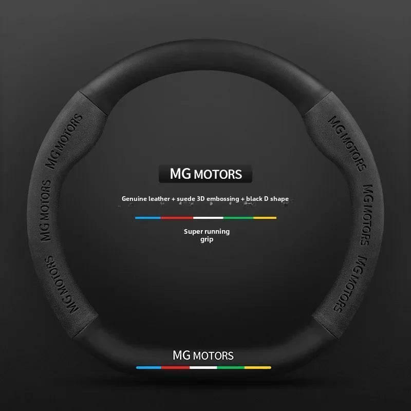 MG Carbon Fiber & Suede Steering Wheel Cover