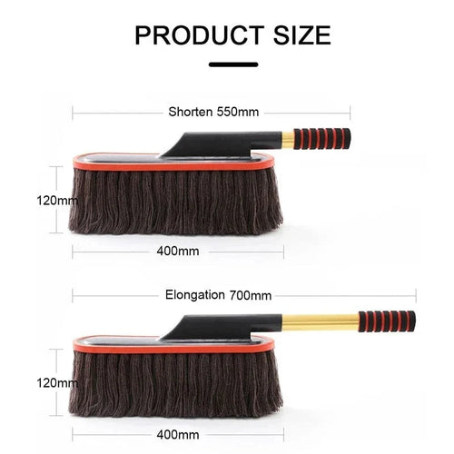 Adjustable Telescopic Microfiber Car Duster Mop Brush for Cleaning & Wash Accessories